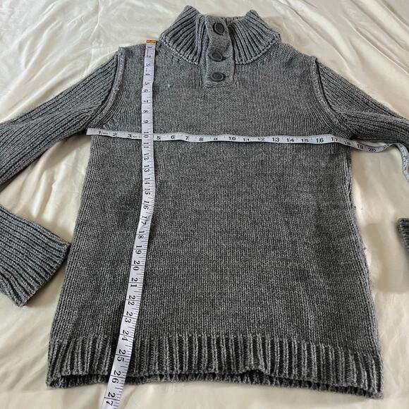 Drykorn for Beautiful People Gray Wool Thick Knit Pullover Sweater Men's S - Picture 8 of 8